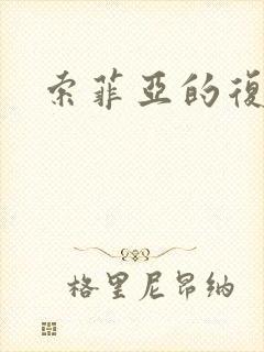 索菲亚的复苏封面