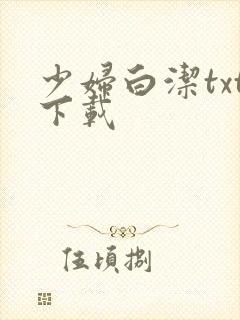 少妇白洁txt下载封面