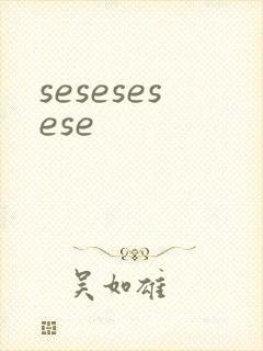 sesesesese封面