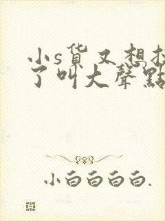 小s货又想挨c了叫大声点