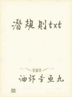 潜规则txt