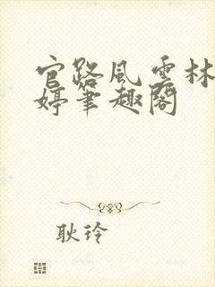 官路风云林海姜婷笔趣阁