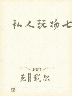 私人玩物七七封面