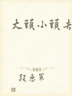 大头小头去旅行封面