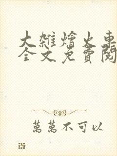 大杂烩火车小说全文免费阅读