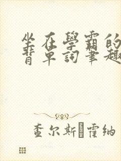 坐在学霸的鸡上背单词笔趣阁