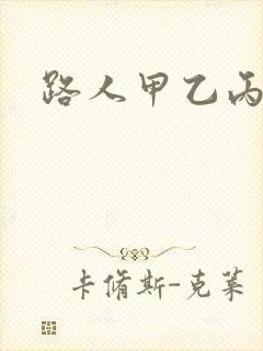 路人甲乙丙丁封面