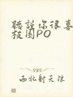 听说你很喜欢我校园PO