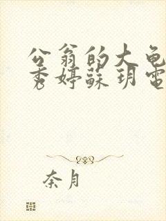 公翁的大龟挺进秀婷苏玥电影