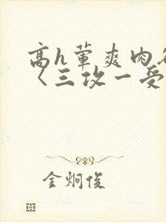 高h荤爽肉欲文〈三攻一受