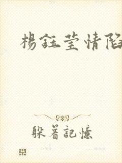 杨钰莹情陷红楼封面