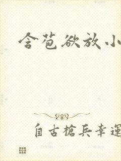 含苞欲放小说封面