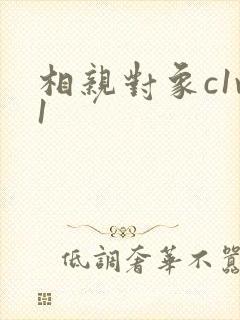 相亲对象c1v1封面