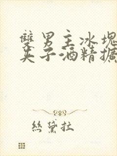 双男主冰块棉签夹子酒精扩张器封面