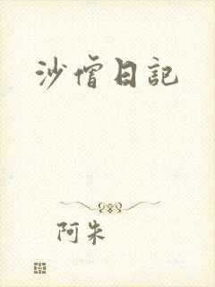沙僧日记封面