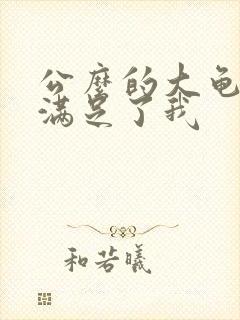 公么的大龟强大满足了我