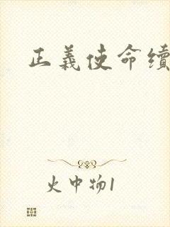 正义使命续集封面