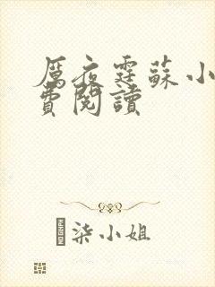 厉夜霆苏小汐免费阅读