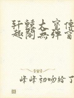 轩辕大宝传奇笔趣阁无弹窗