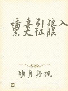 娇妻引狼入室被黑大征服