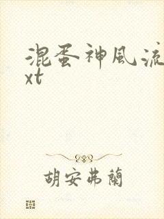 混蛋神风流史txt