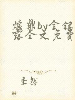 炉鼎by金银花露全文免费阅读笔趣阁