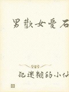 男欢女爱石封面
