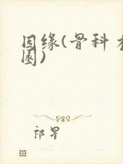 因缘(骨科 校园)