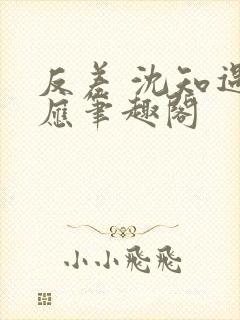 反差 沈知遇晏应笔趣阁