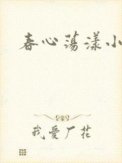 春心荡漾小说封面