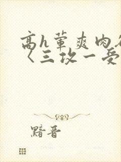 高h荤爽肉欲文〈三攻一受〉视频