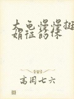 大龟慢慢挺进张娟征的休