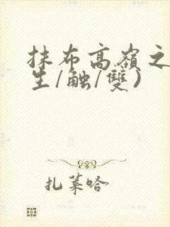 抹布高岭之花(生/触/双)