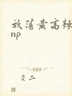 放荡黄高辣h文np封面