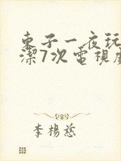 东子一夜玩弄白洁7次电视剧封面