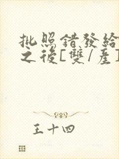 批照错发给情敌之后[双/产]封面