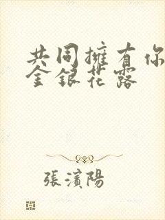 共同拥有你by金银花露