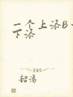 一个上添B一个下添