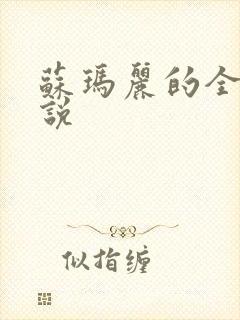 苏玛丽的全部小说