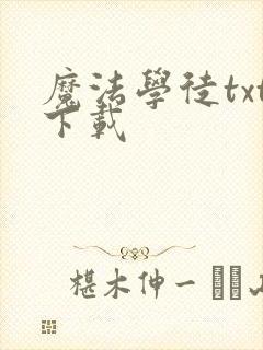 魔法学徒txt下载