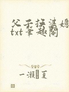 父子换婆媳慧珍txt笔趣阁封面