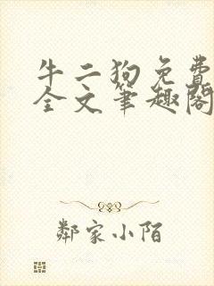 牛二狗免费阅读全文笔趣阁封面