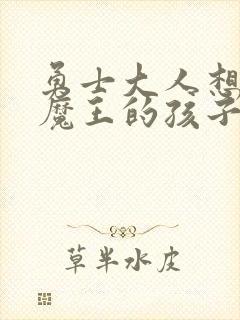 勇士大人想怀上魔王的孩子封面