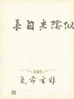 长日光阴似箭封面