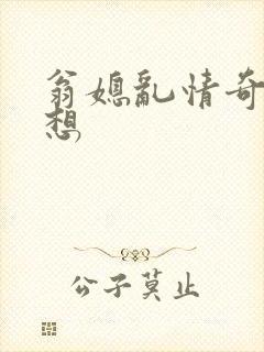 翁媳乱情奇思妙想封面