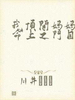 我顶开妈妈的生命上之门目录封面