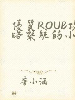 优质ROUB攻略系统的小说最新章节