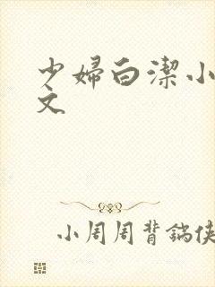 少妇白洁小说全文