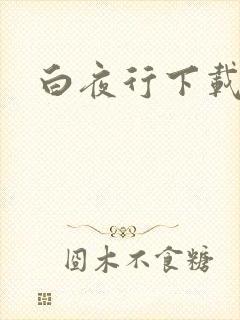 白夜行下载