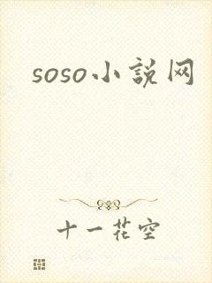 soso小说网封面